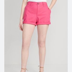 Old Navy OG Chino Shorts – Bright Pink | Size Large 💖
